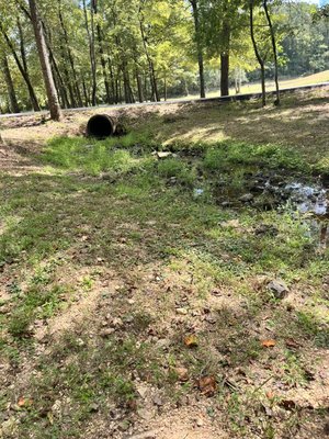 Creek weed eating - This job was in mccalla Alabama the same property as the hill clearing job. There creek was very over grown and wanted it all cut down so we got a weed eater and cut it all down Creek weed eating - This job was in mccalla Alabama the same property as the hill clearing job. There creek was very over grown and wanted it all cut down so we got a weed eater and cut it all down