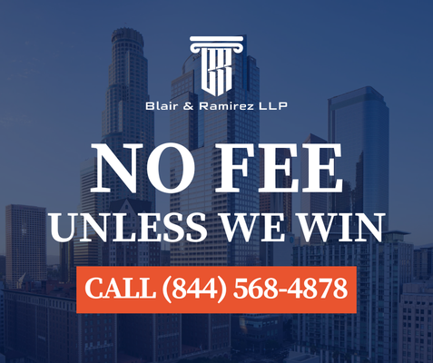 No Fee Unless We Win! - Call us today for a FREE Consultation! No Fee Unless We Win! - Call us today for a FREE Consultation!