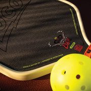Bread Butter The Loco 16mm Pickleball Paddle - Bread Butter The Loco 16mm Pickleball Paddle
Balanced and bold.
The Hybrid blends the reach and power of an elongated paddle with the maneuverability and touch of a standard. A true all-court weapon with a plush, controlled response and just the right amount of pop.
*Paddle Cover Included 
*Sauce Not Included
*Box Not Included 
*Tequila Sold Separately 
Buy Bread Butter LOCO pickleball paddle for only $199.99 at B&T Racket!