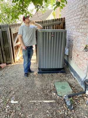 5 ton Ruud 16seer - Quiet, cool, efficient,beautiful. Colton’s got it all.. oh! And the AC unit is nice too. 5 ton Ruud 16seer - Quiet, cool, efficient,beautiful. Colton’s got it all.. oh! And the AC unit is nice too.