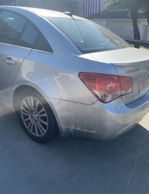 Chevy cruise makeover - Complete exterior transformation for this Chevy Cruze—washed, clay bar, and protected for that fresh-off-the-lot look. Total makeover without the dealership price tag.