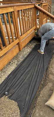 Sod removal, edging install, weed barrier, pea gravel= happy customer - Call 734-624-0199 or yardsmartmi@gmail.com Sod removal, edging install, weed barrier, pea gravel= happy customer - Call 734-624-0199 or yardsmartmi@gmail.com
