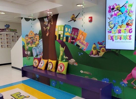 Where kids can feel comforted, creative and curious - For many of our children, the first day at The Learning Experience® is their first experience with infant daycare, early childhood education and structured learning. We want them to feel inspired and at-home from the very start. That’s why we rely on innovative design to make The Learning Experience® Centers so vibrant and joyful. Where kids can feel comforted, creative and curious - For many of our children, the first day at The Learning Experience® is their first experience with infant daycare, early childhood education and structured learning. We want them to feel inspired and at-home from the very start. That’s why we rely on innovative design to make The Learning Experience® Centers so vibrant and joyful.