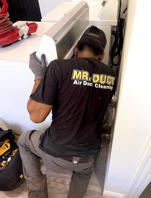 Residential Dryer Vent Cleaning - Dryer Vent Cleaning Service; Dryer vents with long runs often have many bends and pressurized air may not be enough to move debris out of the line. Our certified technicians will assess the situation for you with an air flow reading, develop a cleaning strategy to remove your debris, and follow up the service with another air flow reading to ensure the debris has been removed. Residential Dryer Vent Cleaning - Dryer Vent Cleaning Service; Dryer vents with long runs often have many bends and pressurized air may not be enough to move debris out of the line. Our certified technicians will assess the situation for you with an air flow reading, develop a cleaning strategy to remove your debris, and follow up the service with another air flow reading to ensure the debris has been removed.