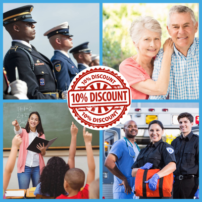 Community Discounts - Langston Plumbing has special discounts for those in our community: Fire, Police, First Responders, Nurses, Military Personal and Teachers - Thank you for everything you do!

We also offer a senior discount to 65+