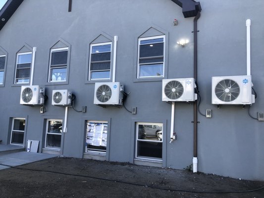 local church - free upgrade all ac unit after rebate.