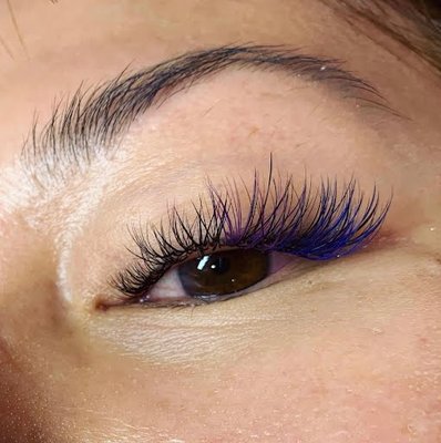 Colored Lashes - Get ready to add a pop of color to your look with the colored eyelash extensions from White Feather Lashes. Our skilled technicians will expertly apply these fun and vibrant lash extensions, giving you a unique and stylish look that is sure to turn heads. Brighten up your eyes and express your individuality with our range of colored lashes. Colored Lashes - Get ready to add a pop of color to your look with the colored eyelash extensions from White Feather Lashes. Our skilled technicians will expertly apply these fun and vibrant lash extensions, giving you a unique and stylish look that is sure to turn heads. Brighten up your eyes and express your individuality with our range of colored lashes.