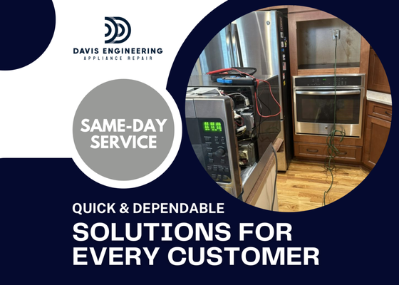 Same Day Service - We provide the same day service! Quick and dependable solutions when you need them most.