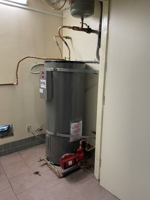 Upgraded Water Heater for Synagogue - Exciting News: Synagogue Upgrades to Efficient All-Electric Water Heater!
We are thrilled to announce that a local synagogue has taken a significant step towards enhancing their water heating system. After facing persistent issues with their old gas water heater, they made the decision to bid it farewell and embrace a brand-new, highly efficient all-electric water heater and recirculation pump. This upgrade marks a remarkable shift towards improved reliability and sustainability. Join us in celebrating their commitment to progress and forward-thinking solutions! 🌟🚰💡 Upgraded Water Heater for Synagogue - Exciting News: Synagogue Upgrades to Efficient All-Electric Water Heater!
We are thrilled to announce that a local synagogue has taken a significant step towards enhancing their water heating system. After facing persistent issues with their old gas water heater, they made the decision to bid it farewell and embrace a brand-new, highly efficient all-electric water heater and recirculation pump. This upgrade marks a remarkable shift towards improved reliability and sustainability. Join us in celebrating their commitment to progress and forward-thinking solutions! 🌟🚰💡