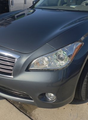 Headlight restoration - We restore all types of headlights and fog lights as well and charge per headlight. Our method of restoration is utilizing a headlight restoration polish machine route. We do also offer the other way being sanding it down and applying a sealent drops.