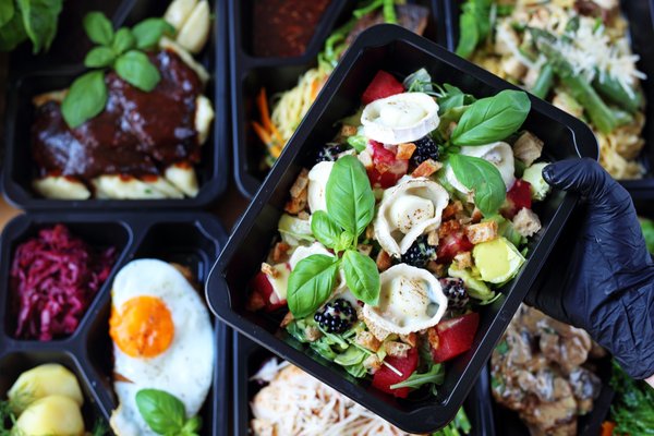 personalized individual boxed lunches from our delicious curated menus! - We differentiate ourselves by offering two cuisines and four protein options daily, to provide your company the variety of options you deserve. We serve up to three thousand guests daily. All you need to tell us is your budget, schedule and dietary needs. Email us: Svcccatering@gmail.com