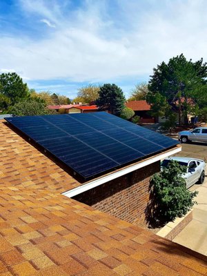 Baby Watt! - This system may be tiny but it sure is Mighty! Our 400 watt panels smoked this customers power bill with ease. They went from paying the utility to the utility paying them, They got insulation windows and and doors included with their system because the draft in their house was bad. The insulation dropped their power usage by 20% giving this system all the power it needed to produce what they consume on a day to day basis. Baby Watt! - This system may be tiny but it sure is Mighty! Our 400 watt panels smoked this customers power bill with ease. They went from paying the utility to the utility paying them, They got insulation windows and and doors included with their system because the draft in their house was bad. The insulation dropped their power usage by 20% giving this system all the power it needed to produce what they consume on a day to day basis.