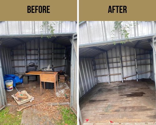 Before & After Clean outs - These are some of the before and after clean outs we have accomplished throughout our time operating. Before & After Clean outs - These are some of the before and after clean outs we have accomplished throughout our time operating.