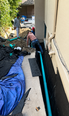 French Drain Installation - Water Management & Foundation Protection - At San Francisco Remodel, we help protect homes from water damage by installing properly designed French drain systems. These systems redirect excess water away from the home, reduce moisture buildup, and help prevent damage to patios, framing, and foundations especially during the Bay Area rainy season. Our team focuses on long term drainage solutions using proper grading and waterproofing to keep homes dry and protected.