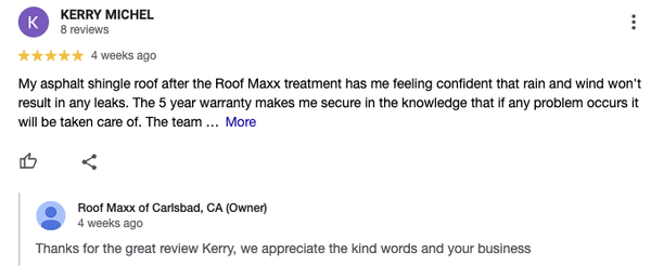 Google Reviews - We've proudly earned over 30 reviews and 5 Stars on Google!