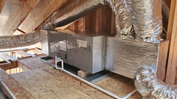 INNOVAIR HEAT PUMP SYSTEM INSTALLATION - The homeowner renovated his home and added a second story to it. We installed two system's. One for each floor. We installed the Innovair Inverter Technology Heat Pump System's that are fully communicating which ramps up and down to maximize comfort and keep electricity cost way down. INNOVAIR HEAT PUMP SYSTEM INSTALLATION - The homeowner renovated his home and added a second story to it. We installed two system's. One for each floor. We installed the Innovair Inverter Technology Heat Pump System's that are fully communicating which ramps up and down to maximize comfort and keep electricity cost way down.
