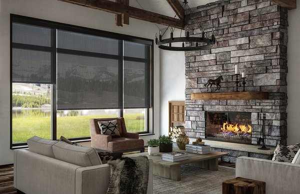 Roller Shades - Roller Shades are available in numerous colors and fabrics. Their sleek, modern look offers a compliment to any room.

Product Overview

Large selection of fabrics in light-filtering, blackout and screen styles
In demand operating systems plus sleek top treatment choices to finish the look
Color-coordinated hardware for a stylized appearance
Control and Design Options

Operating systems include BLISS™ Automation*, cordless lift and clutch operated
Top treatment choices feature our sleek Deco Fascia in five colors or can be fabric wrapped—available with our convenient innovative magnetic attachment; Basics Contoured Valance is available in eight colors
Privacy Light Block (side and sill) available for added privacy and room darkening in choice of five colors
