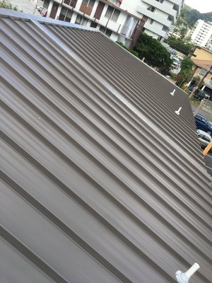 Town project - Installed this beautiful Lifetime standing seam metal roof Town project - Installed this beautiful Lifetime standing seam metal roof