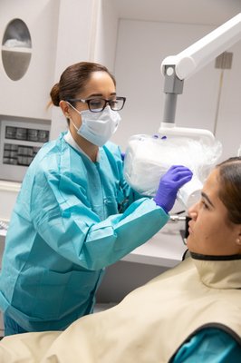Dental Assistant Program - UEI's Dental Assistant Technician Training Program provides graduates with essential skills for a dental assistant career. It covers disinfecting equipment, assisting in procedures, preventative dentistry, appointment scheduling, and patient record maintenance. The program prepares students for both administrative and clinical roles, including chairside assisting. If you're adept with hands-on work and enjoy interacting with people, consider enrolling. Contact UEI to start your journey in dental assisting. Dental Assistant Program - UEI's Dental Assistant Technician Training Program provides graduates with essential skills for a dental assistant career. It covers disinfecting equipment, assisting in procedures, preventative dentistry, appointment scheduling, and patient record maintenance. The program prepares students for both administrative and clinical roles, including chairside assisting. If you're adept with hands-on work and enjoy interacting with people, consider enrolling. Contact UEI to start your journey in dental assisting.