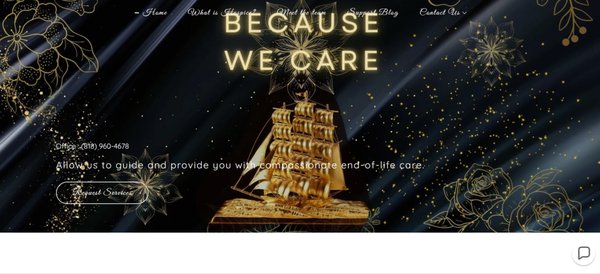 Odyssey Hospice Care Takeover - This was a remodel of a down website that was drawing under 4 views a month. The first month after recreation of the site the business saw over 500+ new viewers. This caused an increase in all types of traffic. The features included in this website were a live blog that we built and wrote, secure contact forms for doctors and other medical professionals to contact, digital advertisement, digital content creation (creating logos, backgrounds and design features). There was also a live chat feature and many other designs to see the project visit odysseyhospicecare.com Odyssey Hospice Care Takeover - This was a remodel of a down website that was drawing under 4 views a month. The first month after recreation of the site the business saw over 500+ new viewers. This caused an increase in all types of traffic. The features included in this website were a live blog that we built and wrote, secure contact forms for doctors and other medical professionals to contact, digital advertisement, digital content creation (creating logos, backgrounds and design features). There was also a live chat feature and many other designs to see the project visit odysseyhospicecare.com
