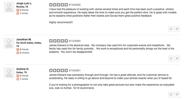 More 5 Star Reviews - We have been creating memories and making clients happy for over 10 years. Give us a call about any and all of your photography needs! More 5 Star Reviews - We have been creating memories and making clients happy for over 10 years. Give us a call about any and all of your photography needs!