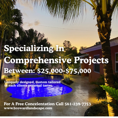 Broward Landscape - Broward Specializes in designing and installing unique outdoor living spaces. Broward Landscape - Broward Specializes in designing and installing unique outdoor living spaces.