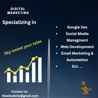 Expert Media Manager - Hello My name is Ronald i am the founder of Midas Marketing where we help increase your online presence to help you draw more attention and increase overall profit for you. We specialize in website development, Social Media Management, Email Marketing & Automation's, TikTok Advertising and more. We are a service that can be incredibly useful for any and every business. We send progress reports ever week or every other week depending on the level of service that you ask of us. We carefully manage your advertising efforts to maximize the result you receive on your marketing efforts. In addition to keeping a careful eye lazer focused on your ad spend, we also help develop and provide creative and original ideas to increase content marketing strategy. Midas Marketing is an agency that does multi-channel outreach to start a conversation with your customers on different platforms, timezone and locations.
Digital marketing is the art of creating captivating ad creatives that look so natural your prospects will already imagine their life as a customer of yours. If you need a media manager that you can trust and we are the agency for you.
Our specialized services include
-Google Seo
-Website Development
-Social Media Management
-Email Marketing & Automations
-Multi Channel Outreach
OUR PROCESS
Just like the music sets a rhythm to the night, we partner with you to design the rhythm to the campaign you desire to launch in order to reach your brand goals. Whether it’s through innovative digital engagement, creative in-store launches, or initiating a creative brand strategy, we work with you to develop the ultimate playbook for brand success. Not sure where to start? We got you. Simply reach out and we’d love to chat over coffee or Google Hangouts.
Excited to start sharing ideas you want to discuss? Knowing you need to start somewhere is step 1 to making your wildest creative dreams come true. Let’s dive into your brand, build experiences, cultivate connection and convert customers together.
OUR STRATEGY
We believe that the best brands come with a tenacious energy to figure it out and get it right. Fail fast. Strive. Soar on wings that are willing to take you to new places and experience the “never before.” So with that, we put our best branding forward with each client. Each experience that a consumer expects to feel is derived to meet a deeper human need. We help you foster that connection, strengthen the brand equity, and elevate awareness. Expert Media Manager - Hello My name is Ronald i am the founder of Midas Marketing where we help increase your online presence to help you draw more attention and increase overall profit for you. We specialize in website development, Social Media Management, Email Marketing & Automation's, TikTok Advertising and more. We are a service that can be incredibly useful for any and every business. We send progress reports ever week or every other week depending on the level of service that you ask of us. We carefully manage your advertising efforts to maximize the result you receive on your marketing efforts. In addition to keeping a careful eye lazer focused on your ad spend, we also help develop and provide creative and original ideas to increase content marketing strategy. Midas Marketing is an agency that does multi-channel outreach to start a conversation with your customers on different platforms, timezone and locations.
Digital marketing is the art of creating captivating ad creatives that look so natural your prospects will already imagine their life as a customer of yours. If you need a media manager that you can trust and we are the agency for you.
Our specialized services include
-Google Seo
-Website Development
-Social Media Management
-Email Marketing & Automations
-Multi Channel Outreach
OUR PROCESS
Just like the music sets a rhythm to the night, we partner with you to design the rhythm to the campaign you desire to launch in order to reach your brand goals. Whether it’s through innovative digital engagement, creative in-store launches, or initiating a creative brand strategy, we work with you to develop the ultimate playbook for brand success. Not sure where to start? We got you. Simply reach out and we’d love to chat over coffee or Google Hangouts.
Excited to start sharing ideas you want to discuss? Knowing you need to start somewhere is step 1 to making your wildest creative dreams come true. Let’s dive into your brand, build experiences, cultivate connection and convert customers together.
OUR STRATEGY
We believe that the best brands come with a tenacious energy to figure it out and get it right. Fail fast. Strive. Soar on wings that are willing to take you to new places and experience the “never before.” So with that, we put our best branding forward with each client. Each experience that a consumer expects to feel is derived to meet a deeper human need. We help you foster that connection, strengthen the brand equity, and elevate awareness.