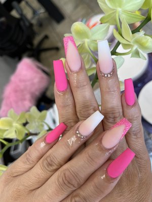 Nails art - Gel x , acrylic set and gel manicure. We are try our best! Nails art - Gel x , acrylic set and gel manicure. We are try our best!