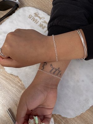 Permanent Jewelry - Permanent jewelry is a hot new trend hitting OC! Let’s get you linked! 
Not only for woman! Men me kids love it too!