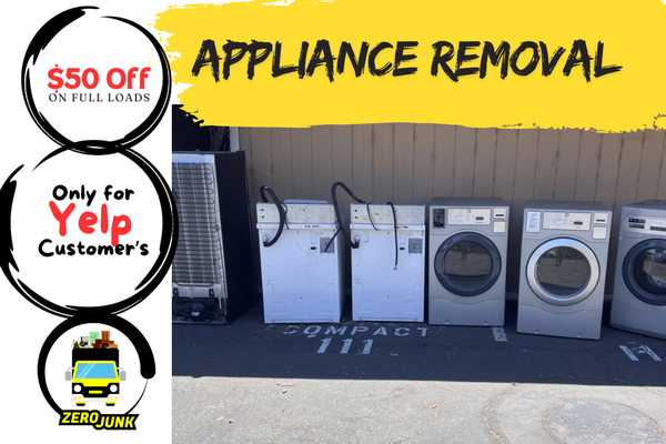 Appliance Removal - Sooner or later, your delicate working household electronic appliance will get damaged, might configure an issue that cannot be resolved and fixed, or get burned; it becomes a complete waste and garbage. How will the new appliances come into the house if the older ones won’t leave? Zero Junk professional appliance waste removal service providers in San Jose are always at your service.
We accept and dispose of, recycle or donate a vast range of household appliances from our customers and be in their service on time. These items include old and damaged fans, ovens, refrigerators, burners, humidifiers, water softeners, and more. Get a free consultation and the fastest quote by calling us at +1 669 263 5865. Appliance Removal - Sooner or later, your delicate working household electronic appliance will get damaged, might configure an issue that cannot be resolved and fixed, or get burned; it becomes a complete waste and garbage. How will the new appliances come into the house if the older ones won’t leave? Zero Junk professional appliance waste removal service providers in San Jose are always at your service.
We accept and dispose of, recycle or donate a vast range of household appliances from our customers and be in their service on time. These items include old and damaged fans, ovens, refrigerators, burners, humidifiers, water softeners, and more. Get a free consultation and the fastest quote by calling us at +1 669 263 5865.