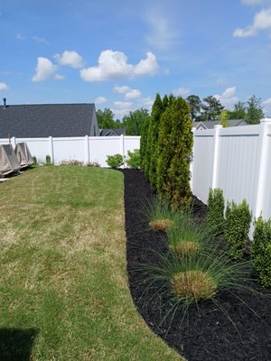 Mulch - Before & After 
Mulch