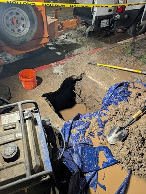 Pipe repair - Emergency water line repair: Our team responded quickly to a major water line break, locating the issue and making precise repairs to restore full service. Using advanced leak detection and expert techniques, we ensured a fast, reliable fix with minimal disruption. Another job well done by Drains and Plumbing 24!