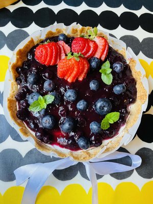 Homemade Blueberry double cheese pie. - Homemade Blueberry double cheese pie. Homemade Blueberry double cheese pie. - Homemade Blueberry double cheese pie.