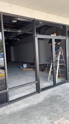 2024 commercial door - This project was a commercial business. Our installers are certified for installing this type of doors. 2024 commercial door - This project was a commercial business. Our installers are certified for installing this type of doors.