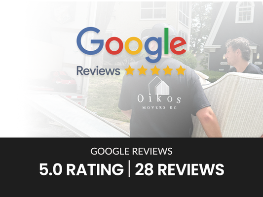 ⭐️ Rated 5.0 Out of 50+ Google Reviews! - Oikos Movers KC is proud to be one of Kansas City’s highest-rated moving companies. Our 5-star reputation reflects our commitment to reliable service, professional movers, and a seamless moving experience from start to finish. Trusted by dozens of happy customers — we treat every move with care and excellence. ⭐️ Rated 5.0 Out of 50+ Google Reviews! - Oikos Movers KC is proud to be one of Kansas City’s highest-rated moving companies. Our 5-star reputation reflects our commitment to reliable service, professional movers, and a seamless moving experience from start to finish. Trusted by dozens of happy customers — we treat every move with care and excellence.