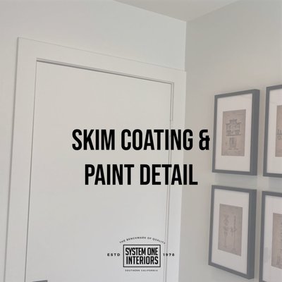 Skim Coating & Paint Detail - Want professional interior transformation service, handling all of your skim coating and detailed painting needs? Call Now! Skim Coating & Paint Detail - Want professional interior transformation service, handling all of your skim coating and detailed painting needs? Call Now!