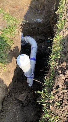 Complete Sewer Line Re-route - Customer had called us due to her sewer line backing up; causing the sewer to flood her bathrooms. After getting the line unstopped, we ran an inspection camera through the sewer and found that the cast iron line was deteriorating and basically was not repairable. We then found a solution; We removed the cast iron pipe and re-routed both bathrooms, kitchen sink, and laundry room! With our team of drain experts, we left our customer satisfied and with running sewer lines! Call us today for your drain/sewer needs! Complete Sewer Line Re-route - Customer had called us due to her sewer line backing up; causing the sewer to flood her bathrooms. After getting the line unstopped, we ran an inspection camera through the sewer and found that the cast iron line was deteriorating and basically was not repairable. We then found a solution; We removed the cast iron pipe and re-routed both bathrooms, kitchen sink, and laundry room! With our team of drain experts, we left our customer satisfied and with running sewer lines! Call us today for your drain/sewer needs!