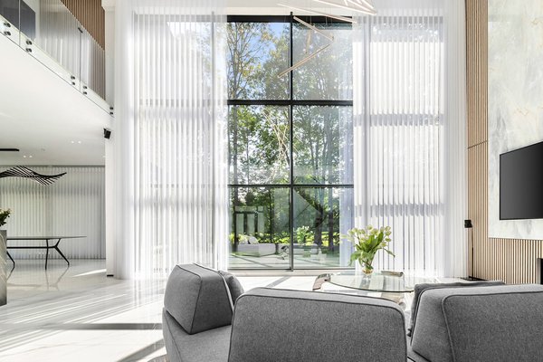 Stylish curtains designed for windows of all sizes—perfect for large spaces or small frames, combining beauty with functionality! - Dreamlike Curtains' Sheer Vertical Shades are exceptionally well-suited for large windows and small . Here's why:
1. Custom Sizing: These shades are custom-made to fit windows up to 45 feet in length. This makes them ideal for expansive windows, floor-to-ceiling installations, or even entire walls of windows.
2. Seamless Coverage: Unlike traditional curtains or blinds that may require multiple panels for large windows, Dreamlike Curtains can cover extensive areas with a single, cohesive treatment. This ensures a clean, uninterrupted look across large window spaces.
3. Motorized Operation: The motorized mechanism is particularly beneficial for large windows, as it allows for easy operation without the need to manually handle heavy or hard-to-reach curtains.
4. Light Control: The ability to tilt the vertical slats provides excellent light control even in large spaces, allowing you to manage sunlight and privacy effectively across wide areas.
5. Energy Efficiency: For large windows that can significantly impact a room's temperature, these shades offer insulation properties that can help regulate indoor climate more effectively.
6. Aesthetic Appeal: The vertical design of these shades can accentuate ceiling height and create a sense of spaciousness, which is particularly effective in rooms with large windows.
7. Durability: The high-quality, wrinkle-resistant fabric is well-suited for large installations, maintaining its appearance even when covering extensive areas.
8. Easy Maintenance: The modular design allows for easy cleaning and replacement of individual sections, which is particularly convenient for large window treatments.
In summary, Dreamlike Curtains' Sheer Vertical Shades are an excellent choice for large windows, offering a combination of practicality, aesthetics, and advanced features that make them well-equipped to handle expansive window spaces. Stylish curtains designed for windows of all sizes—perfect for large spaces or small frames, combining beauty with functionality! - Dreamlike Curtains' Sheer Vertical Shades are exceptionally well-suited for large windows and small . Here's why:
1. Custom Sizing: These shades are custom-made to fit windows up to 45 feet in length. This makes them ideal for expansive windows, floor-to-ceiling installations, or even entire walls of windows.
2. Seamless Coverage: Unlike traditional curtains or blinds that may require multiple panels for large windows, Dreamlike Curtains can cover extensive areas with a single, cohesive treatment. This ensures a clean, uninterrupted look across large window spaces.
3. Motorized Operation: The motorized mechanism is particularly beneficial for large windows, as it allows for easy operation without the need to manually handle heavy or hard-to-reach curtains.
4. Light Control: The ability to tilt the vertical slats provides excellent light control even in large spaces, allowing you to manage sunlight and privacy effectively across wide areas.
5. Energy Efficiency: For large windows that can significantly impact a room's temperature, these shades offer insulation properties that can help regulate indoor climate more effectively.
6. Aesthetic Appeal: The vertical design of these shades can accentuate ceiling height and create a sense of spaciousness, which is particularly effective in rooms with large windows.
7. Durability: The high-quality, wrinkle-resistant fabric is well-suited for large installations, maintaining its appearance even when covering extensive areas.
8. Easy Maintenance: The modular design allows for easy cleaning and replacement of individual sections, which is particularly convenient for large window treatments.
In summary, Dreamlike Curtains' Sheer Vertical Shades are an excellent choice for large windows, offering a combination of practicality, aesthetics, and advanced features that make them well-equipped to handle expansive window spaces.