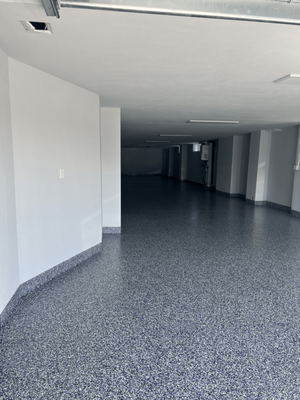 ✨ Commercial Epoxy Flooring Project ✨ - We recently completed a large-scale commercial epoxy flooring installation, transforming this space into a sleek, modern, and durable environment that’s ready to handle heavy use.

From start to finish, our team focused on delivering a flawless result. The old flooring was carefully prepped and leveled, ensuring a smooth foundation. Then, we applied a high-performance epoxy system with a decorative flake blend that not only enhances durability but also adds a polished, professional look perfect for commercial settings.

✅ Durability & Protection – This epoxy system is designed to withstand high traffic, heavy equipment, and daily wear while remaining resistant to stains, moisture, and chemicals.

✅ Aesthetic Appeal – The custom flake blend provides a clean, modern look that instantly elevates the space. It reflects light beautifully, giving the entire area a bright and welcoming feel.

✅ Low Maintenance – Easy to clean and maintain, epoxy floors are ideal for commercial use. Dust, dirt, and spills can be quickly wiped away, keeping the space professional-looking at all times.

✅ Versatility – Whether used for retail, office, storage, or other commercial purposes, this flooring system is adaptable and built to last.

Our skilled installers worked with precision and attention to detail, ensuring consistent coverage, seamless application, and a durable topcoat finish. The end result is a commercial space that looks modern, feels inviting, and is built to perform for years to come.

If you’re looking to upgrade your commercial property with flooring that combines style, strength, and long-term value, epoxy is the perfect solution. We specialize in both residential and commercial projects, tailoring each job to fit our clients’ unique needs.

📸 Check out the photos of this project to see the transformation for yourself!

💬 Contact us today to schedule a free consultation and learn how epoxy flooring can enhance your business space.