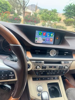 Lexus s400 2017 - On this Lexus, we completed a tech upgrade by installing a CarPlay / Android Auto module into the factory screen.
Retains the original factory screen
Keeps OEM look and steering wheel
controls
Fully compatible with existing features Customer can now enjoy apps, maps, music, and calls directly on the screen
A perfect way to modernize the car without losing the original design. Lexus s400 2017 - On this Lexus, we completed a tech upgrade by installing a CarPlay / Android Auto module into the factory screen.
Retains the original factory screen
Keeps OEM look and steering wheel
controls
Fully compatible with existing features Customer can now enjoy apps, maps, music, and calls directly on the screen
A perfect way to modernize the car without losing the original design.