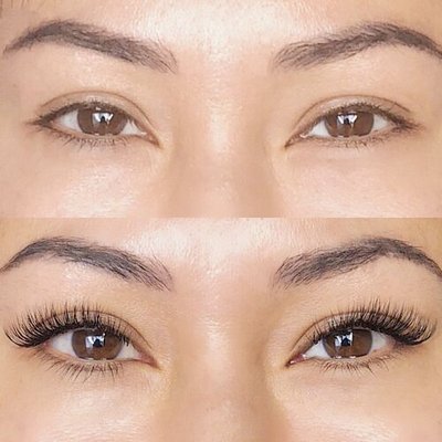 Hybrid Lashes - These are examples of our hybrid lashes