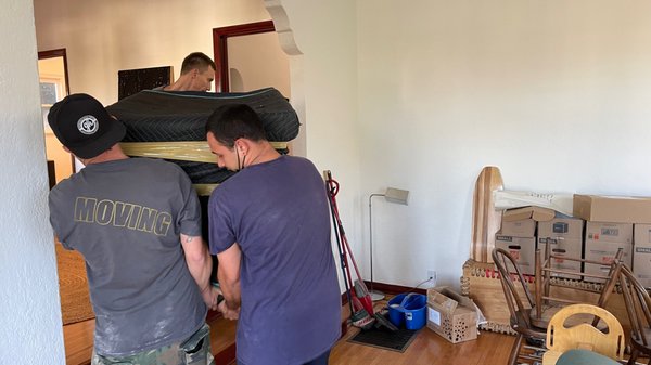Commercial Stove Upstairs Delivery - The customer requested to move huge