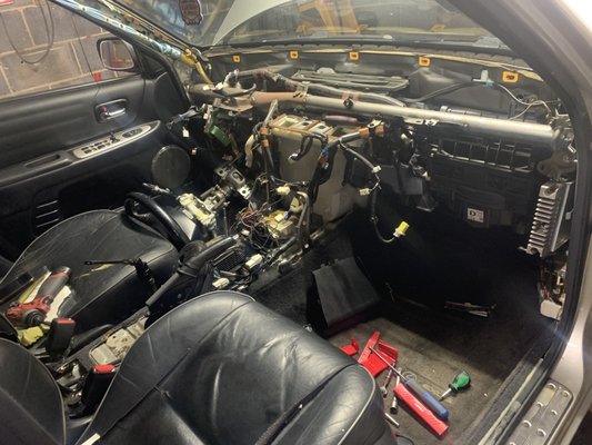 2005 Lexus IS300 heater core and dash replacement - I pulled this customers dash to replace it, and he wanted me to inspect the heater core while I had the dash pulled! Very long day! I loved it! 2005 Lexus IS300 heater core and dash replacement - I pulled this customers dash to replace it, and he wanted me to inspect the heater core while I had the dash pulled! Very long day! I loved it!