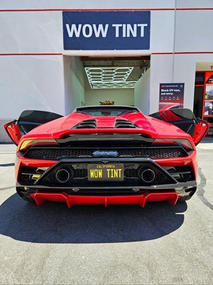 Lamborghini Huracán Ceramic Tint - Lamborghini Huracán Tinted with 3M Ceramic IR
Front windshield: 50%
Front Side Windows: 5%
At our shop, we use full interior covers to protect against water damage and focus on one car at a time with two technicians, treating each vehicle as if it were our own. The installation takes 3-4 hours, and we use a heat rejection tester so you can immediately feel the difference before and after the tinting. We are committed to ensuring that every customer leaves our shop fully satisfied and smiling. Lamborghini Huracán Ceramic Tint - Lamborghini Huracán Tinted with 3M Ceramic IR
Front windshield: 50%
Front Side Windows: 5%
At our shop, we use full interior covers to protect against water damage and focus on one car at a time with two technicians, treating each vehicle as if it were our own. The installation takes 3-4 hours, and we use a heat rejection tester so you can immediately feel the difference before and after the tinting. We are committed to ensuring that every customer leaves our shop fully satisfied and smiling.