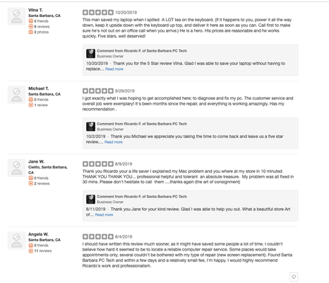 Reviews! - Here are more reviews from my customers. Call to schedule an appointment today!