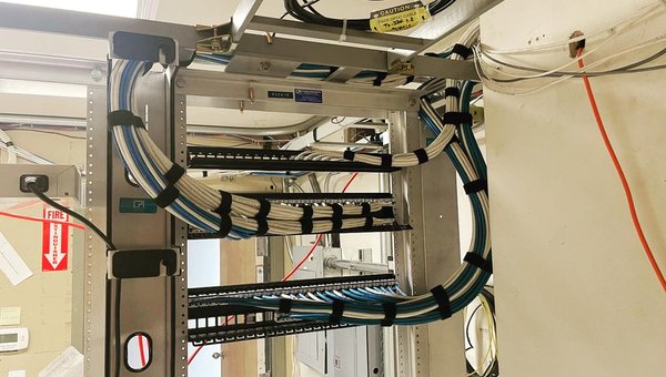 Existing cable clean up - Old tenant tore out patch panels leaving the new tenant with a mess and they called us to clean it up