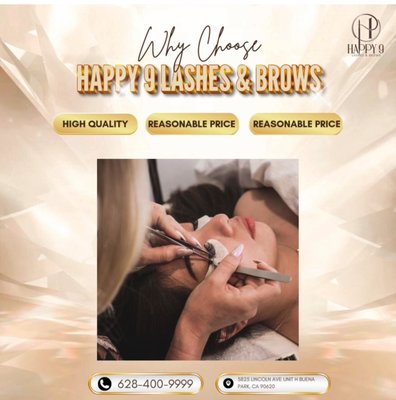Unlock this New Year Holiday Saving Event & Enjoy the Holiday’s Sprits!

You Dream it, We will Deliver it! Guarantee!🤗 ! - Welcome Everyone,

Enjoy, Relax, & TRANSFORMATION. Discover Unmatched, Extraordinary Service with Friendly Staffs, & Cosy Atmosphere.

Our Latest trend Styles & Newest techniques with high Quality Lashes Materials will deliver your dream Lashes and Brows that you desire.

Just imagine, you woke up from a cosy salon with the beautiful Lashes. 

Limited time offer Saving this Holiday!

* 20% OFF ALL services.

Time is of the Essence. Winner’s Season Spots are LIMITED. Don’t want to miss out this Amazing Opportunity Saving and Deal!

Book your appointment before everything fills up!

At 628-400-9999.





————————————————————
Tips for Perfect Lashes, guide, and Informations:

Luscious lashes can instantly elevate your look and make your eyes pop. Whether you prefer a natural flutter or bold drama, there are endless ways to enhance your lashes and achieve your desired look. In this guide, we will explore the different types of lashes, best practices for care and maintenance, and tips for achieving the perfect lash look.


Types of Lashes:

1. Natural Lashes: Your own lashes that can be enhanced with mascara or lash serums.

2. Strip Lashes: Temporary lashes that are applied with adhesive for a quick glamous look.

3. Individual Lashes: Individual lash clusters that can be glued onto your natural lashes for a customizable look.

4. Lash Extensions: Semi-permanent lashes that are professionally applied and can last for several weeks.

Care and Maintenance:

- Remove makeup gently: Use a gentle makeup remover to avoid tugging on your lashes.

- Brush your lashes: Use a clean spoolie brush to keep your lashes looking neat and separated.

- Avoid rubbing your eyes: Rubbing your eyes can cause your lashes to fall out prematurely.

- Use a lash serum: Lash serums can help promote lash growth and strengthen your natural lashes.

Tips for Perfect Lashes:

1. Curl your lashes before applying mascara for extra lift.

2. Use a waterproof mascara for long-lasting wear.

3. Apply mascara from root to tip for maximum volume.

4. Trim false lashes to fit your eye shape for a natural look.

5. Experiment with different lash styles to find what suits you best.

Conclusion:

Lashes are a fun and versatile way to enhance your eyes and complete your makeup look. Whether you options for natural lashes, strip lashes, individual lashes, or lash extensions, there are endless possibilities to achieve the perfect lash look. By following proper care and maintenance routines and incorporating tips and tricks, you can enjoy luscious lashes that make a statement wherever you go! You will guarantee stand out from the rest of the crowd!

Now, You save time each morning from not putting on your Mascara anymore. 

Explore our unique style of custom Lashes Extension & experience a relax cosy conformable atmosphere with friendly staffs.


—————————————————————————
*COUPONS IS VALID FOR ONE TRANSACTION WITH CASH TENDER ONLY. CASH ONLY PAYMENT FOR PROMOTION. Nontransferable Can be redeemed in salon only. Limit one per customer. DOLLAR-OFF COUPONS INCLUDING Happy 9 Lashes and Brows, WILL BE APPLIED PRIOR TO PERCENT-OFF TOTAL PURCHASE COUPONS. promotion Cannot be used in conjunction with other percent-off coupons. Not Valid on price adjustments payment on our Happy 9 Lashes & Brows salon redeem points.