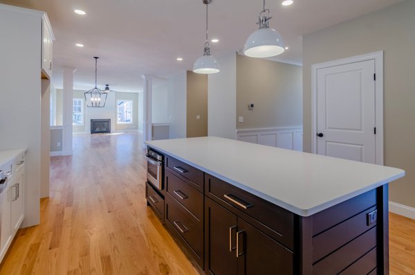 Cabinetry work Salem - NH / 2022 - This is a brand new kitchen (fabuwood) with a beautiful island. A mix of high quality materials with fine cabinet work. Cabinetry work Salem - NH / 2022 - This is a brand new kitchen (fabuwood) with a beautiful island. A mix of high quality materials with fine cabinet work.