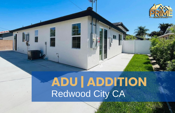 ADU (700sqft) in Redwood City - Introducing a modern ADU design. This sleek and sustainable unit features an open-concept layout, maximizing space with high ceilings and large windows that flood the interior with natural light. ADU (700sqft) in Redwood City - Introducing a modern ADU design. This sleek and sustainable unit features an open-concept layout, maximizing space with high ceilings and large windows that flood the interior with natural light.