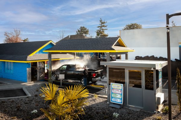 Exterior Wash - Experience a quick and efficient clean for your vehicle with our 3-minute exterior car wash tunnel, designed to deliver a sparkling finish while you remain comfortably inside. Our fast-paced service ensures you get on with your day without the hassle, making it convenient for busy lifestyles. At most car wash locations, enjoy the convenience of free vacuums to keep your vehicle's interior tidy and fresh. Additionally, enhance your car's protection and shine with our optional add-on services, including wheel treatments for a polished look, Rain-X for improved visibility in wet conditions, and spray waxes for that glossy finish. Elevate your car wash experience and give your vehicle the care it deserves! Please visit our website for location amenities Exterior Wash - Experience a quick and efficient clean for your vehicle with our 3-minute exterior car wash tunnel, designed to deliver a sparkling finish while you remain comfortably inside. Our fast-paced service ensures you get on with your day without the hassle, making it convenient for busy lifestyles. At most car wash locations, enjoy the convenience of free vacuums to keep your vehicle's interior tidy and fresh. Additionally, enhance your car's protection and shine with our optional add-on services, including wheel treatments for a polished look, Rain-X for improved visibility in wet conditions, and spray waxes for that glossy finish. Elevate your car wash experience and give your vehicle the care it deserves! Please visit our website for location amenities